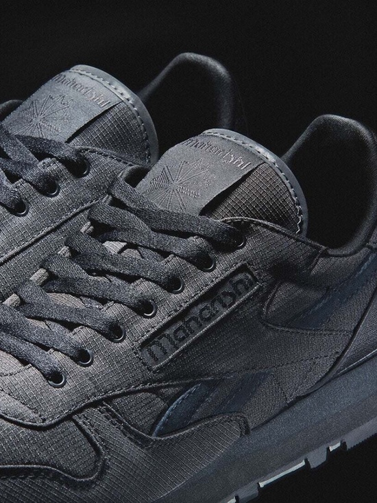MAHARISHI X REEBOK CLASSIC LEATHER \'RIPSTOP\' - Black / Gray - HP3241 - Men 12 main image 7